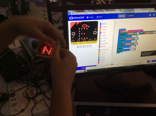 micro:bit compass north