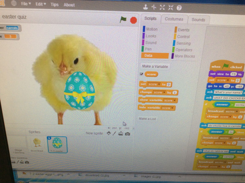 Scratch Easter Project